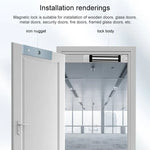 YH - 280M Single Door Magnetic Lock With Mortise Mount (280kg) - Trustpick